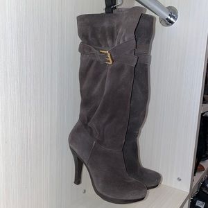 Michael Kors Kincade Suede Slouch Boots Size 6